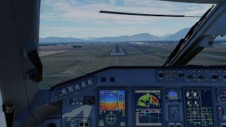 Kalispell KGPI Landing  XCrafts E175 [upl. by Ydnim]