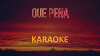 Grupo 5 Que pena  Karaoke Pista musical [upl. by Asiaj]