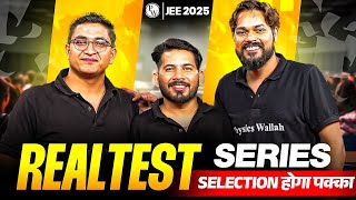 REAL TEST SERIES😱  Selection JEE 2025 Mein Pakka🔥  PhysicsWallah [upl. by Stedt]