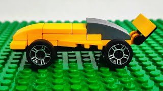 I Built a yellow LEGO Racing Car 🏎️🟡 [upl. by Irab117]