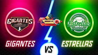 estrellas vs gigantes juego de hoy en vivo [upl. by Jessee]