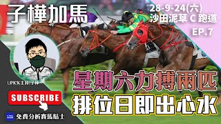 【香港賽馬】排位日馬上做功課推介邊線出擊馬匹 《2024年9月28日賽事》泥草 C 跑道『子樺加馬EP7』 香港賽馬 主持嘉賓  子樺 沙田 [upl. by Frendel]