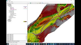 1D Hydraulic Modeling using HECRAS 510  Creating Flow Paths [upl. by Hilly]