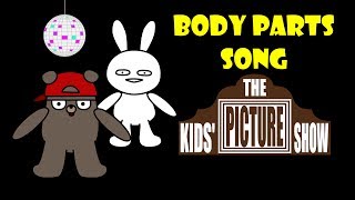 Body Parts Song  Dance  The Kids Picture Show Fun amp Educational Learning Video [upl. by Idnarb]