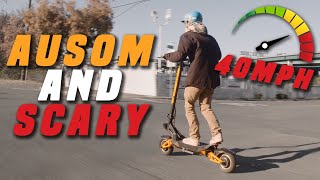 40 mph Scooter  Ausom Gallop Unboxing [upl. by Yared173]