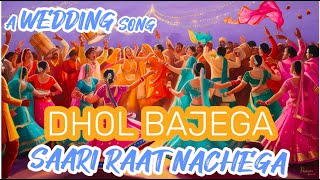 Dhol Bajega Saari Raat Nachega  A Wedding Song [upl. by Pegma]