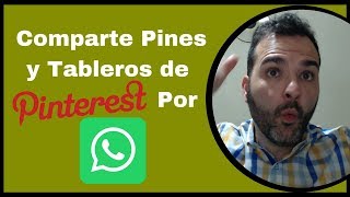 Comparte Pines y Tableros de Pinterest Por WhatsApp  TRUCOS [upl. by Nifled]