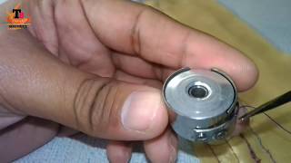 मशीन में धागा छोड़छोड़ के आता है  How to repair sewing machine thread [upl. by Atsuj]