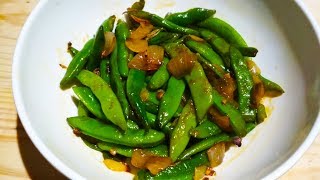 How to make beans fry recipe  beans fry  beans fry recipe  green beans recipe [upl. by Niuqauj465]