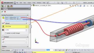 SOLIDWORKS Motion – Ballistic Pendulum 3 of 4 [upl. by Chilcote]