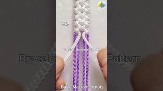 227 Bracelet Knitting Tutorial Macrame shorts macrametutorial tricks howto craftideas [upl. by Ennywg357]