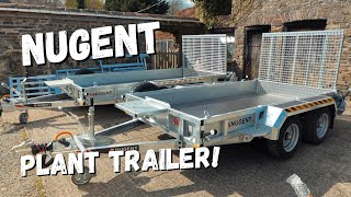 Nugent Plant Trailer Digger Dumper Trailer [upl. by Florian]