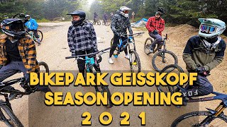 Bikepark GEISSKOPF Opening 2021  Es ESKALIERT komplett Neuer Lift 🦾 [upl. by Trilbi]