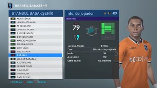 ISTANBUL BASAKSEHIR  cópias de base  base copy  PES 2019  PRO EVOLUTION SOCCER 2019 [upl. by Aneliram]