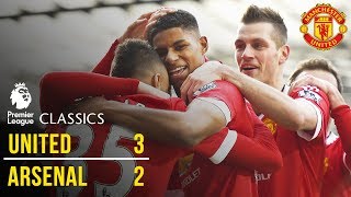 Manchester United 32 Arsenal 1516  Premier League Classics  Manchester United [upl. by Sibelle]