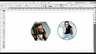 Adobe InDesign Using the Frame Tools and Shape Tools with Images [upl. by Hadik]