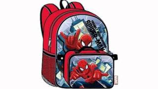 Spiderman 15 Backpack With Lunch Bag [upl. by Buskus]