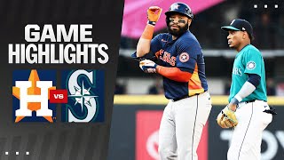 Astros vs Mariners Game Highlights 72024  MLB Highlights [upl. by Oetomit]