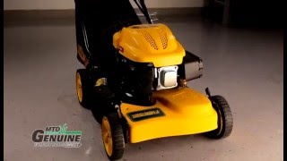 Howto Change a SelfPropelled Push Mower Belt [upl. by Carthy]