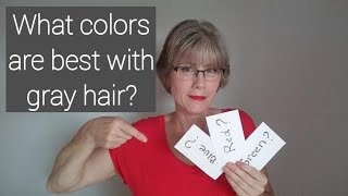 The 17 best colors to wear with gray hair [upl. by Nyrek]