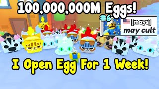 Opening Eggs For 8 Days To Win Clan Battles In Pet Simulator 99 [upl. by Heyward]