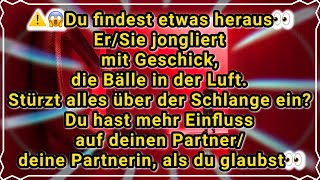 ⚠️😱Du findest etwas heraus👀 Stürzt alles über der Schlange einErSie jongliert die Bälle [upl. by Ennairek]