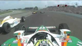 Tony Kanaan incredible start on board  Indy 500 2010 [upl. by Yhcir]