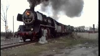 Reichsbahn Dampflok 50 3606 Ausfahrt Kaserne Hillersleben [upl. by Ayahc]