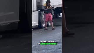 truckingproblems truckdrivers shorts fail trending truckdriver trucking boneheadtruckers [upl. by Prem462]