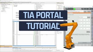 KUKA krc4 TIA portal v16 tutorial AUTO ext with profinet 4K [upl. by Mclaughlin890]