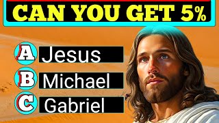 15 Bible Questions  Life Of Jesus  Test Your Bible Knowledge  The Bible Quiz biblequiz bible [upl. by Haelhsa]