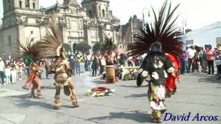 Danza Azteca en el Zócalo [upl. by Arhoz]