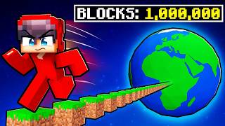 Walking 1000000 Blocks in Minecraft [upl. by Koosis]