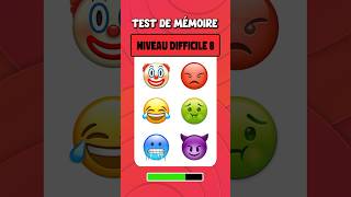 Test de mémoire 🧠 Niveau Difficile 🔴 8 [upl. by Jareb]