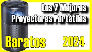 🎥🔥 Los 7 MEJORES Proyectores Portátiles BARATOS de Amazon 2024✅CalidadPrecio Bluetooth 4K [upl. by Akinihs]