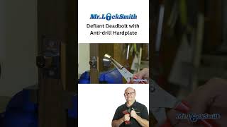 How To Drill Open a Defiant Deadbolt with Antidrill Hardplate [upl. by Verna]