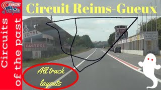 ReimsGueux Circuit All layouts onboard POV  Improved Edition [upl. by Sixele]