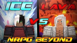 ICE VS LAVA KEKKEI GENKAI IN NARUTO RPG BEYOND  WHICH IS THE STRONGER KG  NRPG BEYOND [upl. by Eirrehs462]