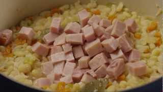 How to Make Ham and Bean Soup  Allrecipescom [upl. by Attelrahs]