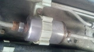 9698 Chevy CK pickup fuel filter replacement [upl. by Saber]