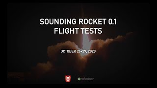 Sounding Rocket 01 Flight Tests [upl. by Atinram]