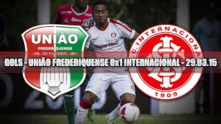 GOLS  UNIÃO FREDERIQUENSE 0x1 INTERNACIONAL  290315 [upl. by Liag96]