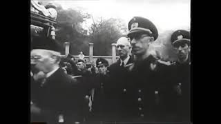 Funeral of Flemish fscist leader Staf Declercq – 1943 [upl. by Bores816]