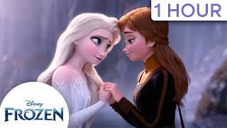 Best of Elsa and Annas Magical Moments  1Hour Compilation  Frozen [upl. by Iruahs]