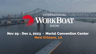 International WorkBoat Show and Underwater Intervention Nov 29  Dec 1 2023 • New Orleans LA [upl. by Lewison749]