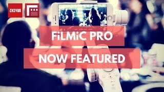 How to Use Zhiyun Smooth 4 with FiLMiC Pro Tutorial [upl. by Aerdnod]