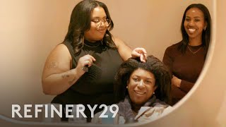 The Silk Blowout Designed for Textured Hair  Hair Me Out  Refinery29 [upl. by Novick]