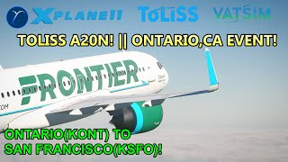 Gusty Landings at KSFO  KONTKSFO  ToLiSs A20N  Airbus SOP  XP11  ENPH [upl. by Ramej]