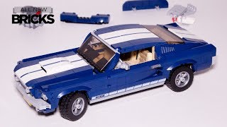 Lego Creator Expert 10265 Ford Mustang Speed Build [upl. by Habeh]