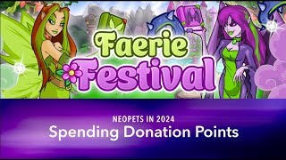 Spending Points from Faerie Festival 2024  Neopets in 2024 [upl. by Ancell]